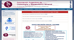 Desktop Screenshot of aaomm.org.ar